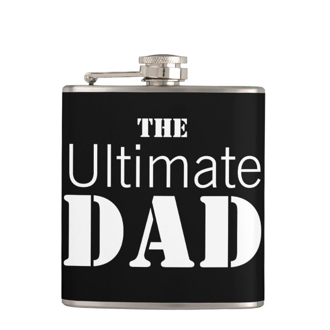 Ultimate Dad Hip Flask (Front)