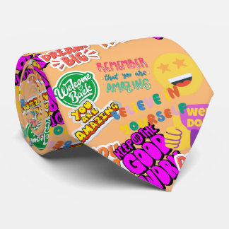 Ultimate Encouragement Collage Tie