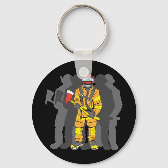 Ultimate Firefighter Key Ring (Front)