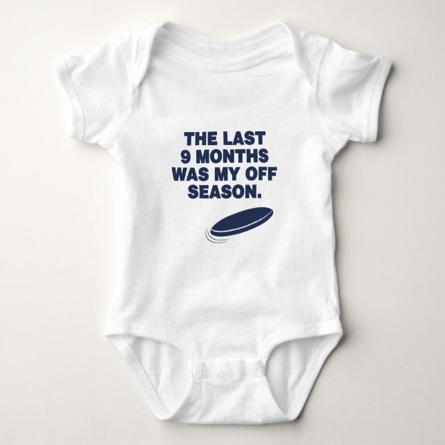 Ultimate Frisbee Baby Design Bodysuit (Front)