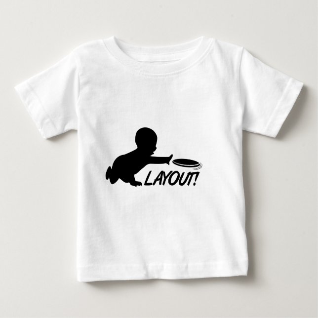 Ultimate Frisbee baby layout T-Shirt (Front)