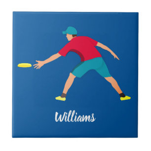 Ultimate Frisbee Ceramic Tile
