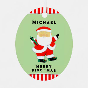 Ultimate Frisbee Christmas Collectable Metal Tree Decoration