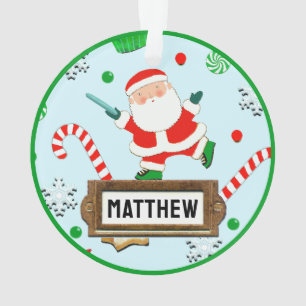 Ultimate Frisbee Christmas Collectable Ornament