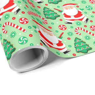 Ultimate Frisbee Christmas Gift Wrapping Paper