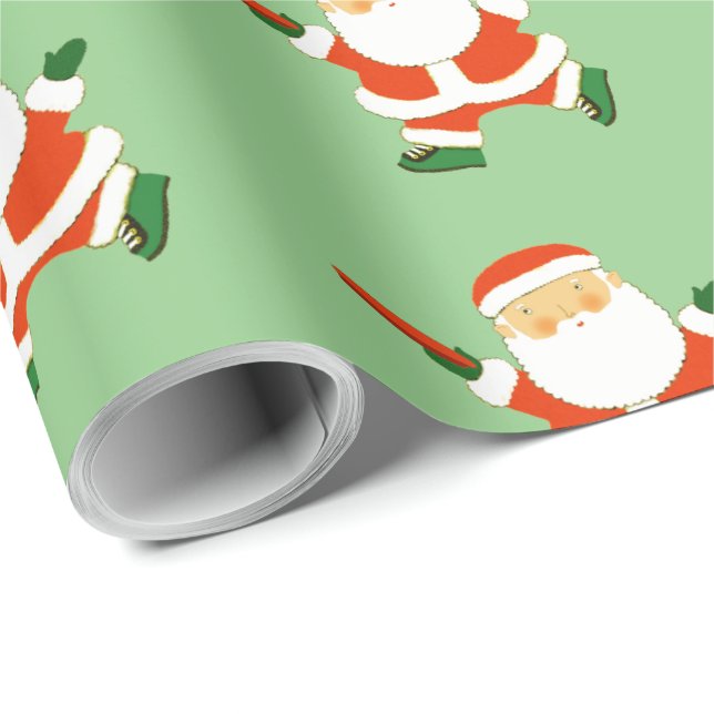 Ultimate Frisbee Christmas Wrapping Paper (Roll Corner)