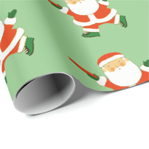 Ultimate Frisbee Christmas Wrapping Paper