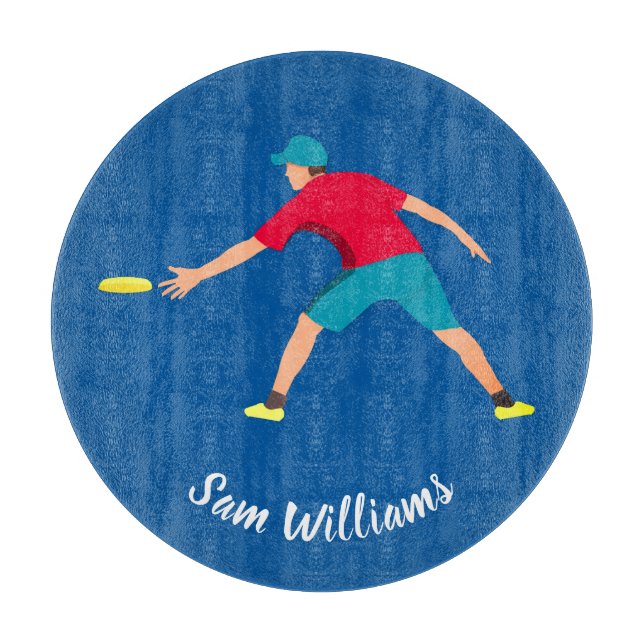 Ultimate Frisbee Cutting Board (Front)