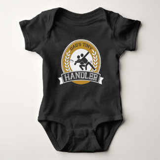 Ultimate Frisbee - Daddy's little Handler Baby Bodysuit