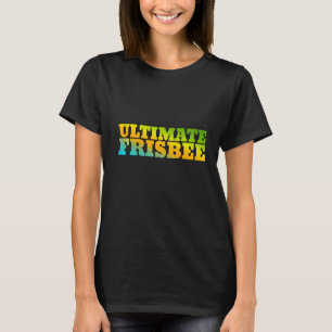 Ultimate Frisbee Designed With Nature Colours T-Shirt