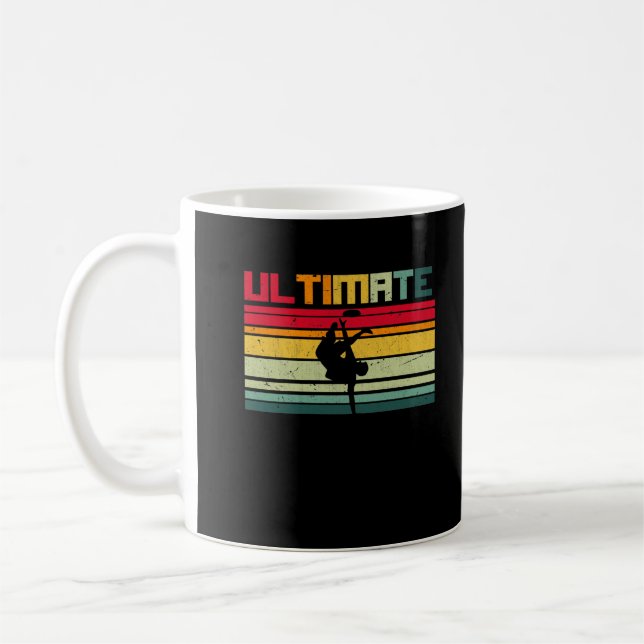 Ultimate Frisbee Disc Golf Freestyle Coffee Mug (Left)