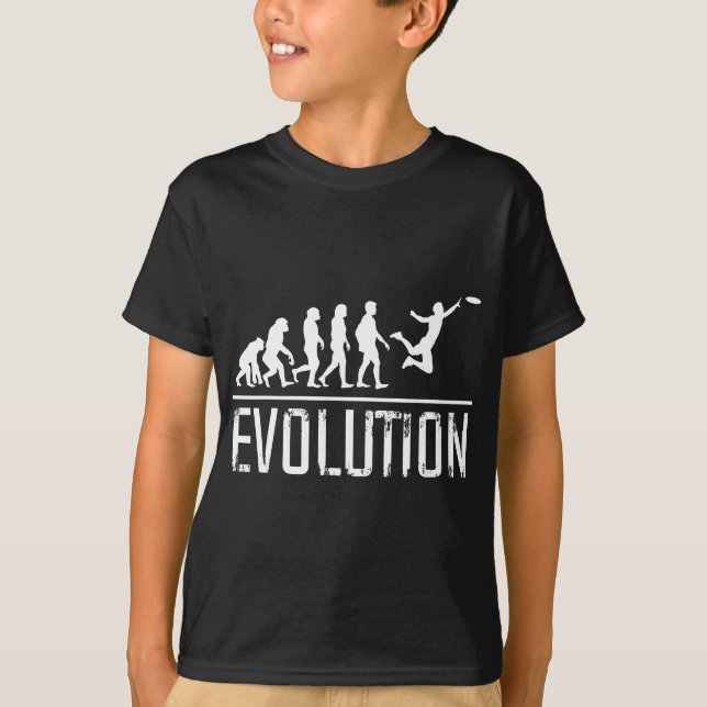 Ultimate Frisbee Evolution T-Shirt (Front)