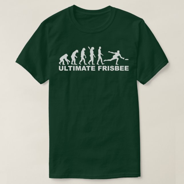 Ultimate Frisbee evolution T-Shirt (Design Front)