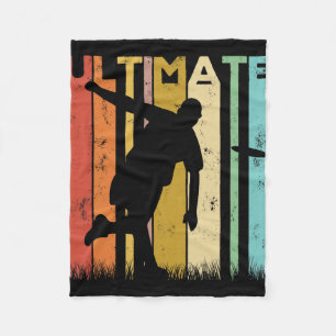 Ultimate Frisbee Frolf Disc Golf Player Flying Dis Fleece Blanket