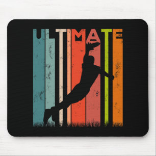 Ultimate Frisbee Frolf Disc Golf Player Flying Dis Mouse Pad
