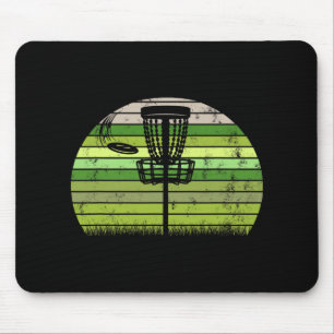 Ultimate Frisbee Frolf Disc Golf Player Flying Dis Mouse Pad