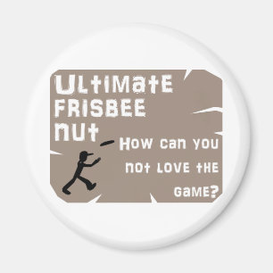 Ultimate Frisbee Nut Magnet