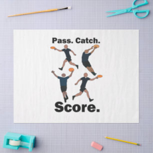 Ultimate Frisbee Pass Catch Score Frisbee Party Tissue Paper