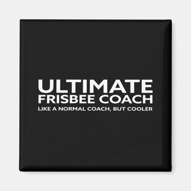 Ultimate Frisbee Player Coach Disc Golf Men Women  Magnet (Front)