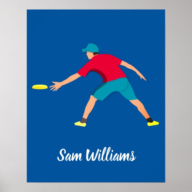 Ultimate Frisbee Poster (Front)