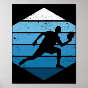 Ultimate Frisbee Retro Disc Golf  Poster