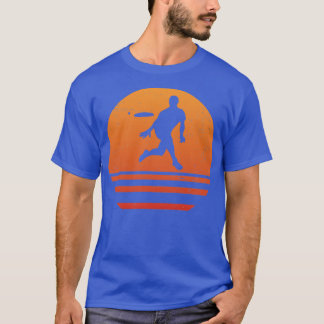 Ultimate Frisbee Retro Sun Sunset T-Shirt