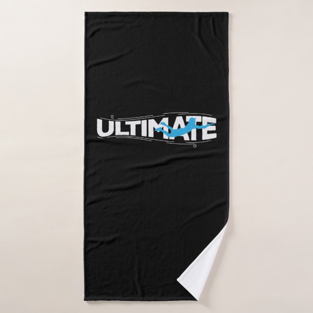 Ultimate Frisbee Sport am Strand Bath Towel (Bath Towel)
