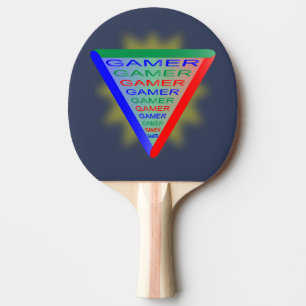 Ultimate Gamer 3 Gaming System Colours RGB Ping Pong Paddle