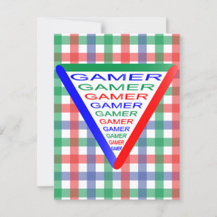 Ultimate Gamer 3 Gaming System Colours RGB Postcard