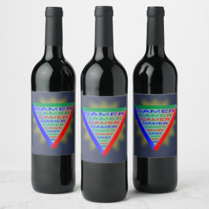Ultimate Gamer 3 Gaming System Colours RGB Wine Label