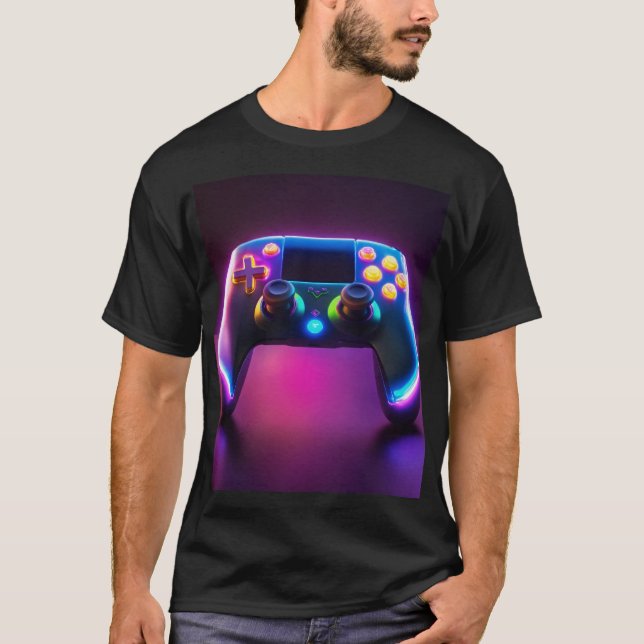 "Ultimate Gamer's Tee: Console Game Controller T-Shirt (Front)