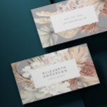 Ultimate Pampas Grass Floral Premium Grey Prof Business Card<br><div class="desc">Standout from the crowd - for the business owner or promoter of a brand trying to show they are on trend and modern. And or someone who has an boho or pampas event. *For additional zazzle business stationery, advertising or merchandising items to match this item, please contact us through the...</div>