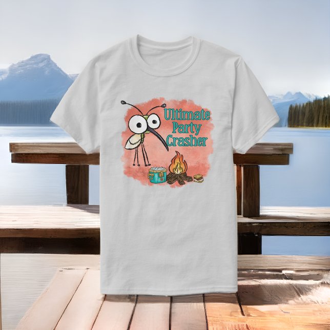 Ultimate Party Crasher Funny Mosquito T-Shirt (Creator Uploaded)