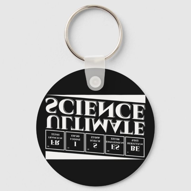 Ultimate Science Frisbee Disc Golf Hobby Lover _2  Key Ring (Front)