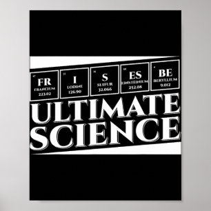 Ultimate Science Frisbee Disc Golf Hobby Lover _2  Poster