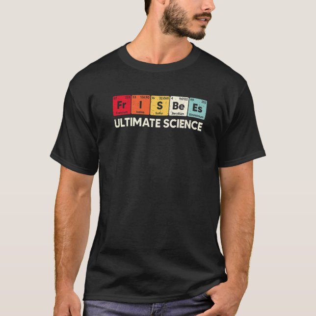 Ultimate Science Frisbee Flying Disc Ultimate Fris T-Shirt (Front)