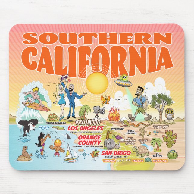 Ultimate SoCal Mouse Pad (Front)