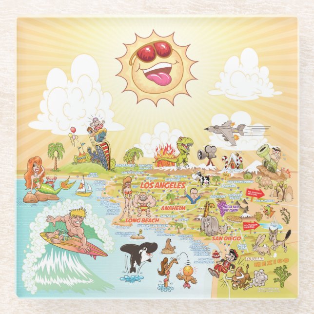 Ultimate Sunny California Coaster (Front)