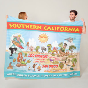 Ultimate Sunny California Sherpa Blanket