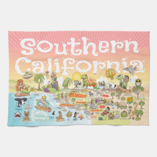 Ultimate Sunny California Tea Towel