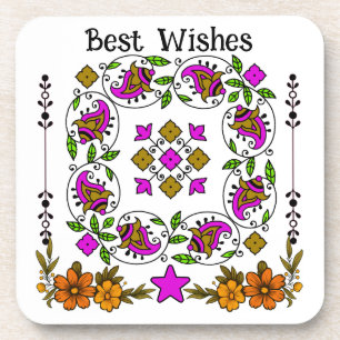 ultimate vintage pattern coaster