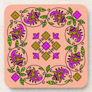 ultimate vintage pattern coaster