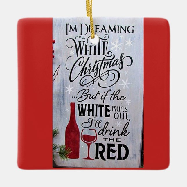 ULTIMATE ***WINE LOVER'S*** CHRISTMAS ORNAMENT (Front)