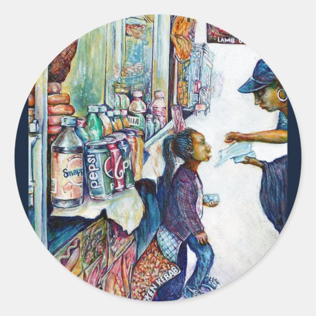 Ultimately Produces Hope Classic Round Sticker (Front)