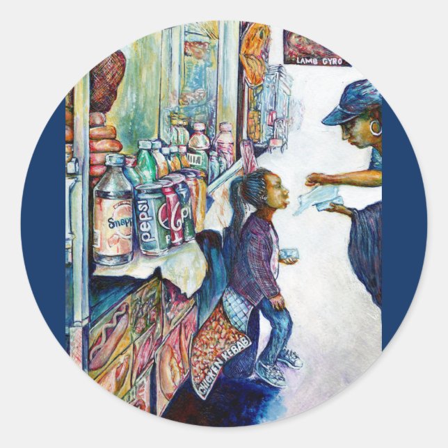 Ultimately Produces Hope Classic Round Sticker (Front)