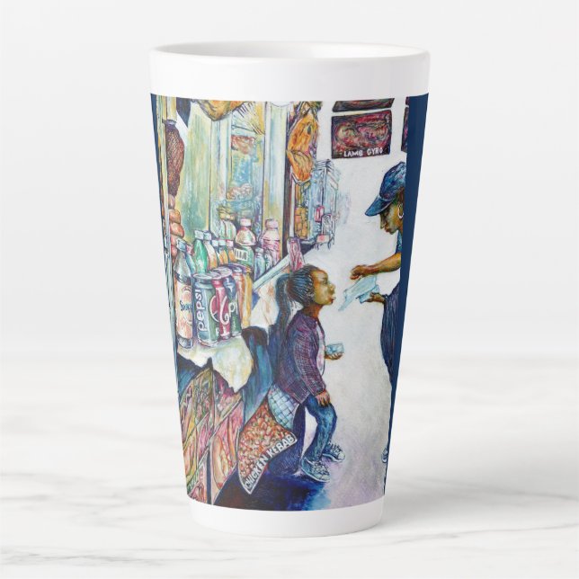 Ultimately Produces Hope Latte Mug (Front)