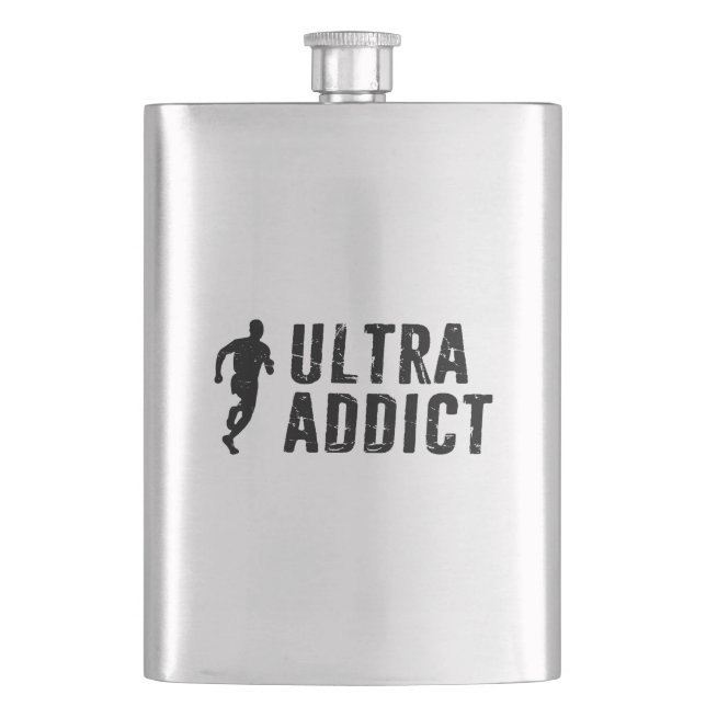 Ultra Addict Hip Flask (Front)
