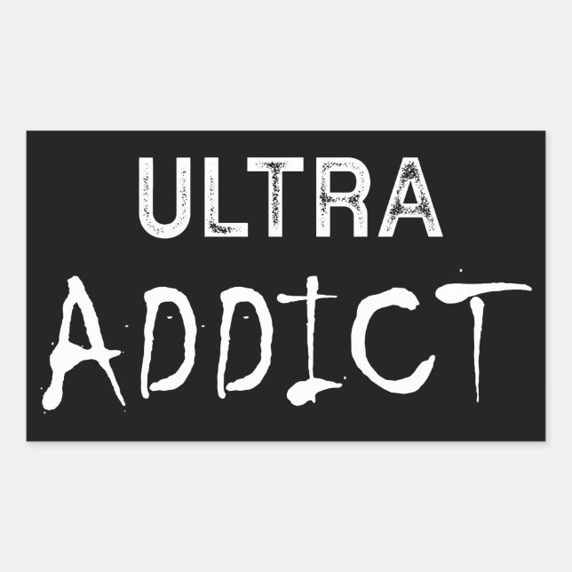 Ultra Addict Rectangular Sticker (Front)