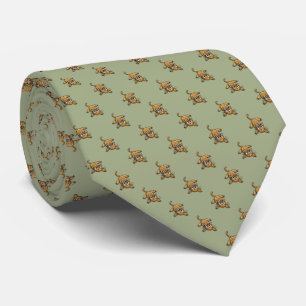 Ultra Cute Anime Leopard Kitty Tie
