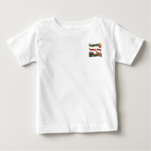 Ultra Cute Leopard Safari Birthday Invitations Baby T-Shirt